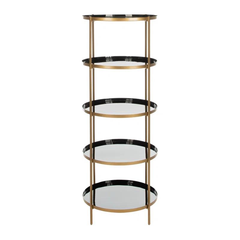 Everly Quinn Enamel Etagere Bookcase