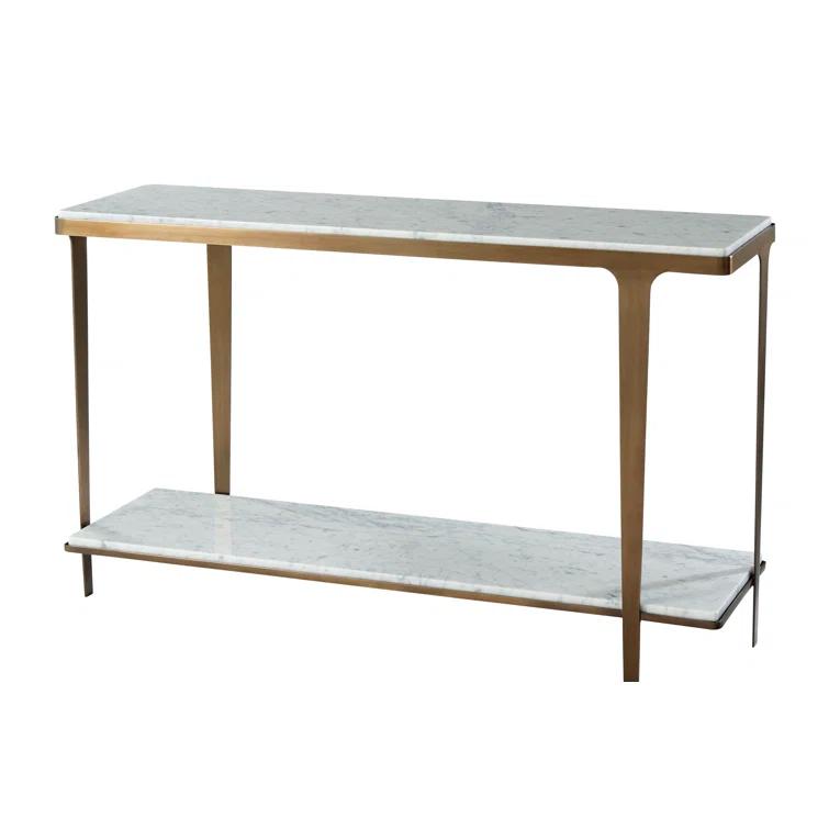 Theodore Alexander Cordell 54'' Marble Top Console Table