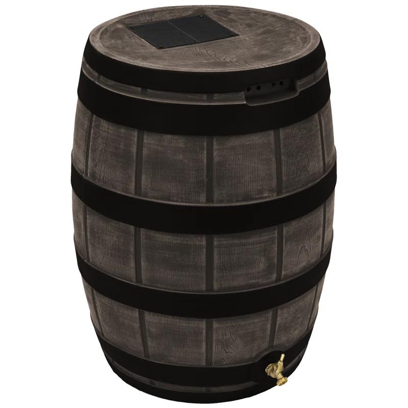 Good Ideas Good Ideas Rain Wizard Whiskey Style Rain Barrel with Overflow and Spigot