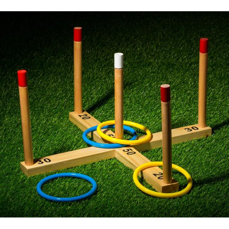 Franklin Sports Wooden Ring Toss