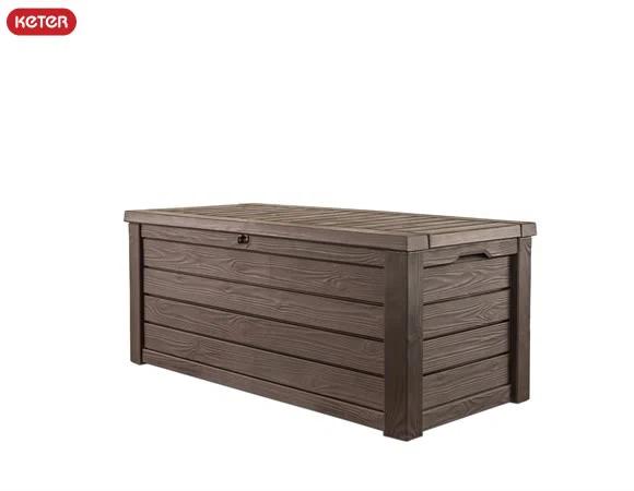 Keter Keter Westwood 150 Gallon Large Durable Resin Outdoor Storage and Organization Deck Box For Patio Furniture and Supplies