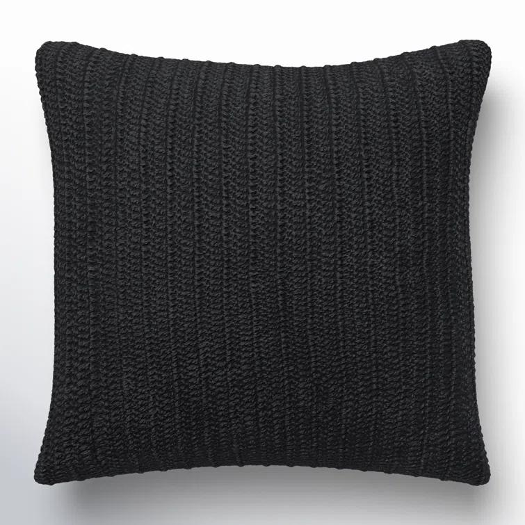 Villa by Classic Home Marcie Knitted Linen Throw Pillow & Reviews | Perigold