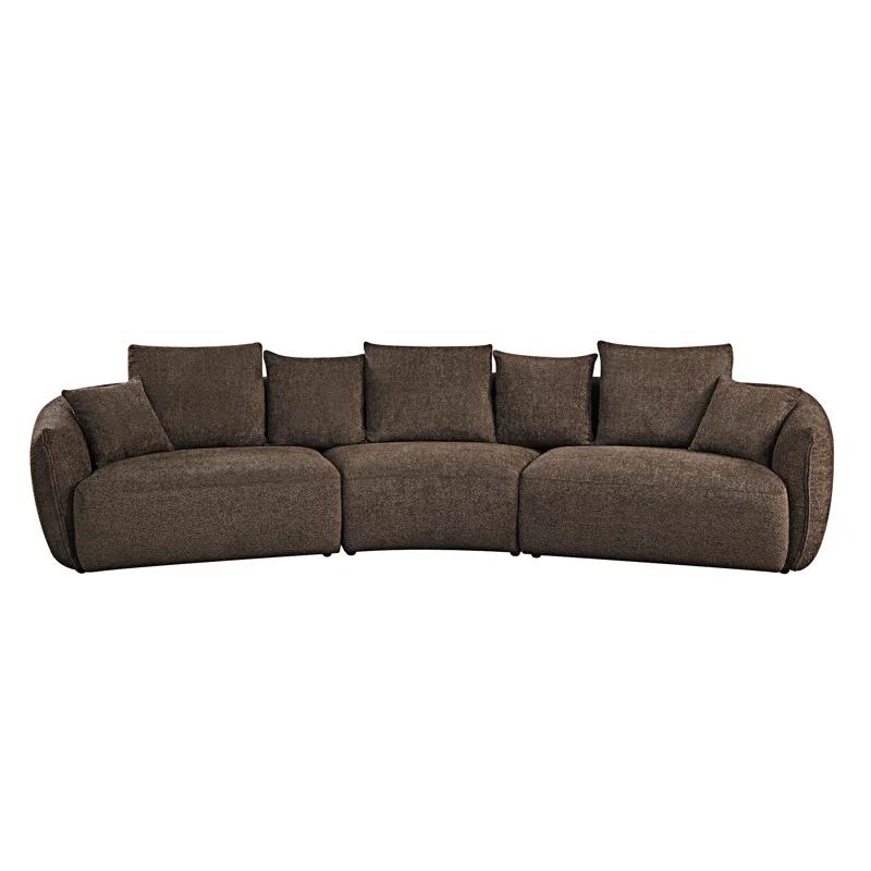 Audiohome Bash Macca Anthology Boucle Sofa With Pillows
