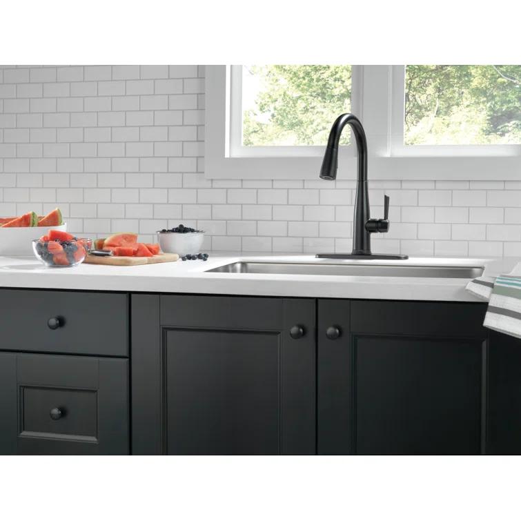 Delta 9113TL-BL-DST Essa Touch2O Kitchen Sink Faucet with Touchless Technology