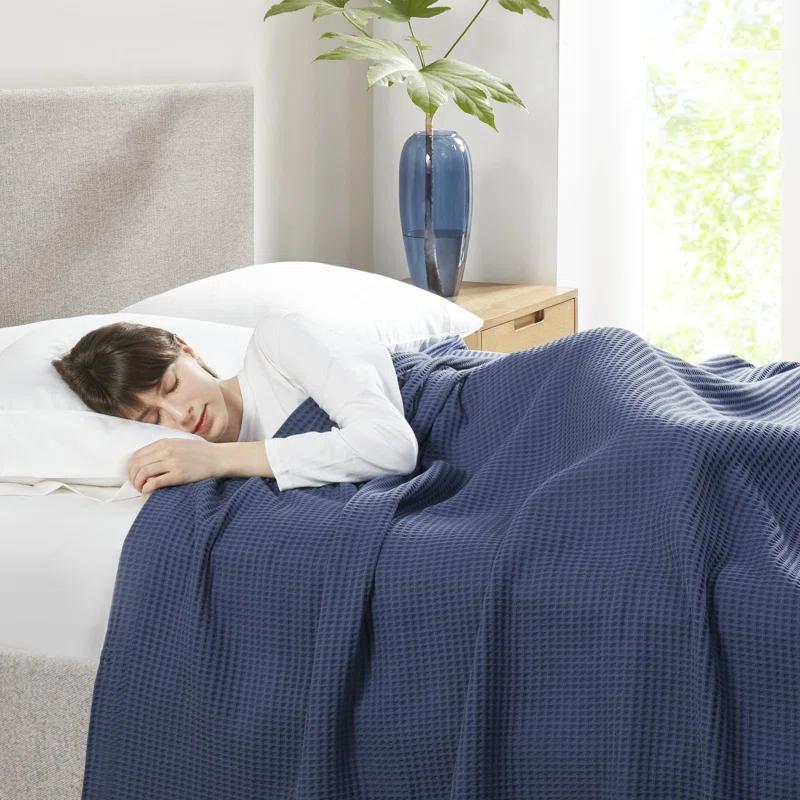 Waffle Weave Cotton Blanket