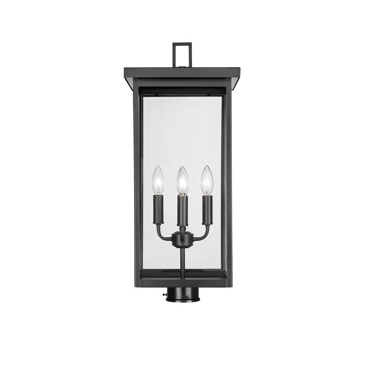 Millennium Lighting Barkeley 4 Light 26.13" Tall Outdoor Single Head Post Light