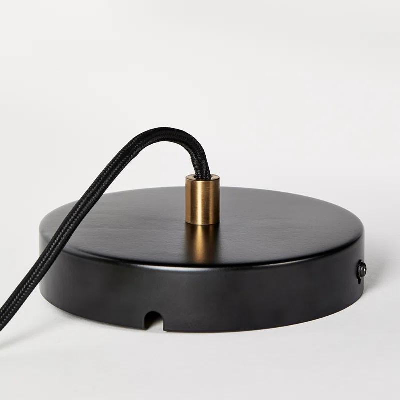 Tala Basalt Single Pendant Light - Brass