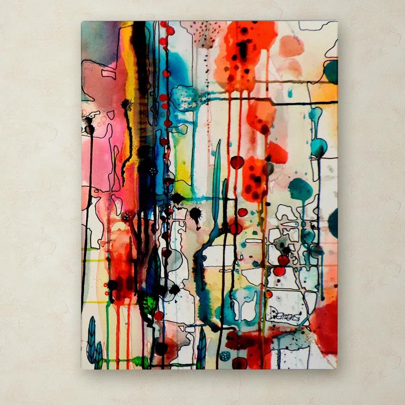 Trademark Fine Art Sylvie Demers " Charivari " by Sylvie Demers Painting Print