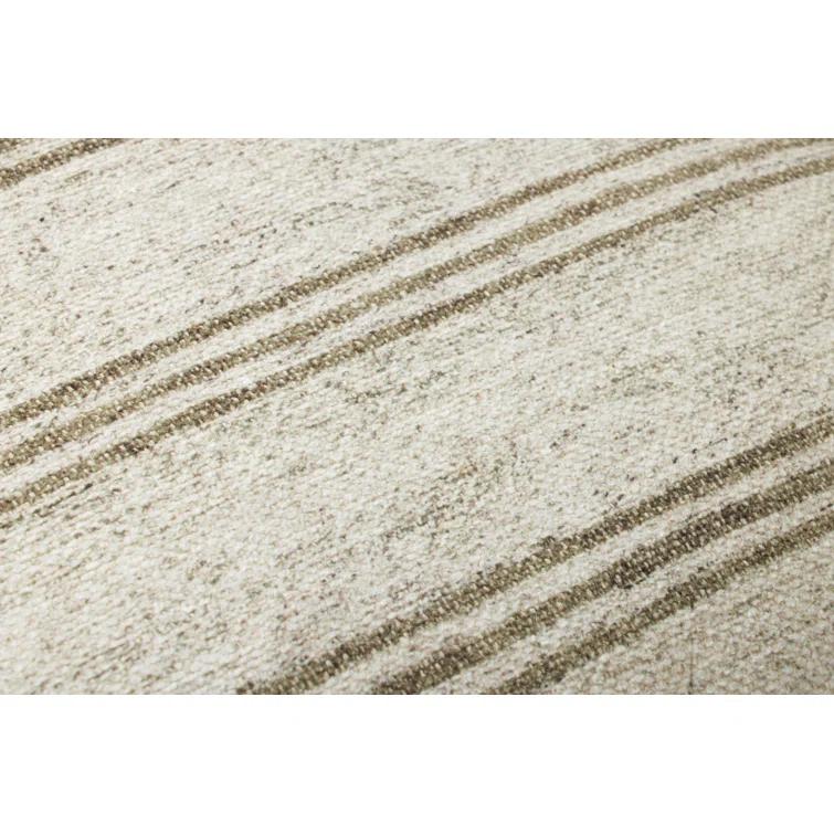 Zephyr Pillow by Amber Lewis x Loloi - Ivory and Olive / 22" x 22" / Down