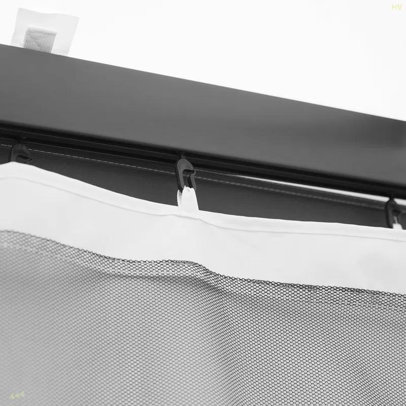 Outsunny Outsunny Universal Replacement Mesh Sidewall Netting for Patio Gazebos and Canopy Tents with Zippers, Sidewall Only, Cream