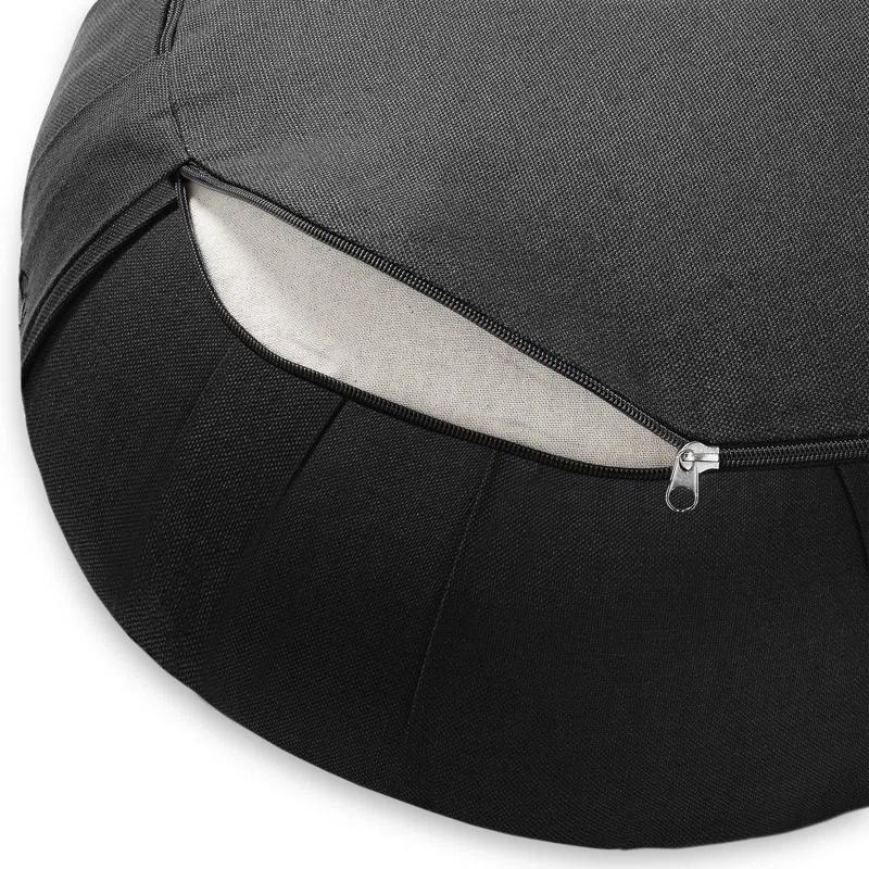 Node Fitness 15" x 5" Round Floor Pillow and Meditation Bolster & Reviews | Wayfair