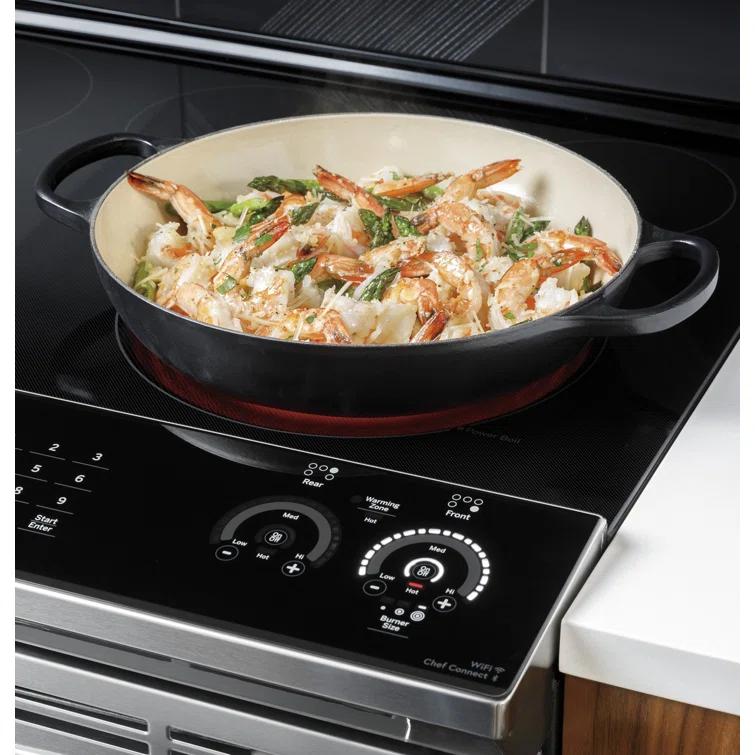GE Profile™ GE Profile Smart Appliances 30" 5.3 cu.ft. Slide-in Electric Range PSS93BPTS