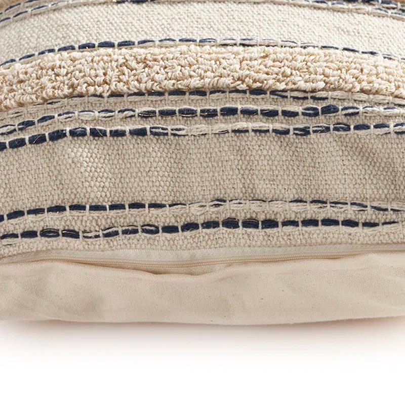 Evette Rios Ellisan Striped Cotton Throw Pillow