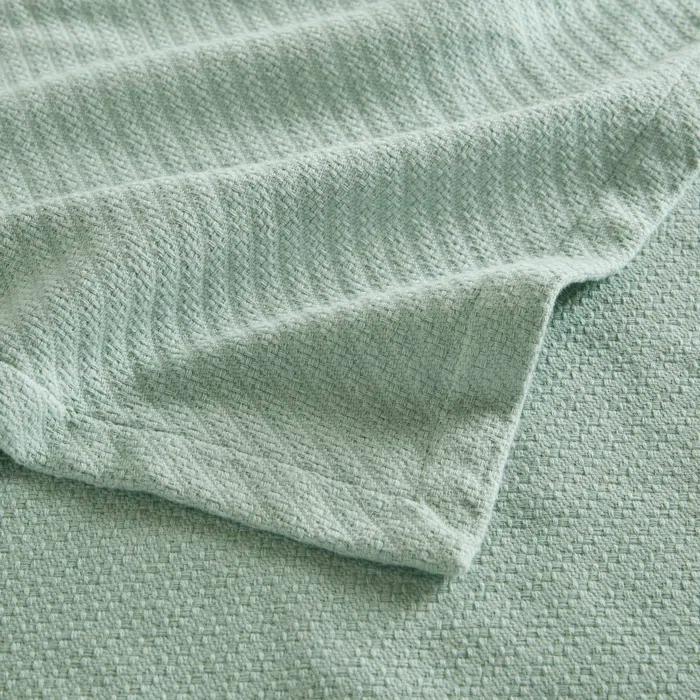 Madison Park Liquid Cotton Breathable Woven Blanket
