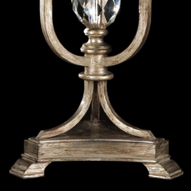 Fine Art Handcrafted Lighting Beveled Arcs Metal Table Lamp