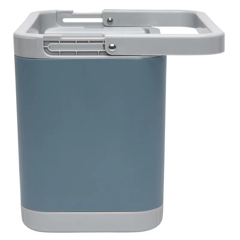 Ginsey 59360 Clorox KeptClean Kitchen Sink Organizer – Space-Saving Organization of Dish Soap, Scrub Brushes, and Dish Towels, Fold-Down Shelf for Sponges and Jewelry, Drainage Tray – Steel