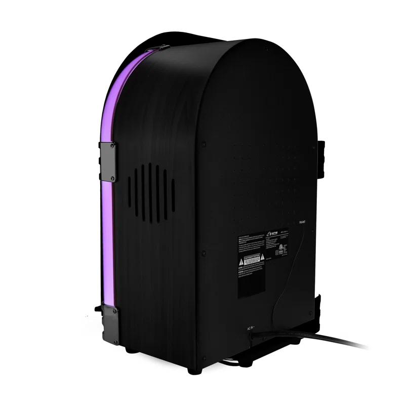 Victor Bluetooth CD Jukebox Speaker with FM Radio & Multicolor LED Lighting