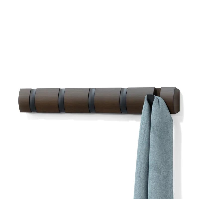 Flip 5 - Hook Solid Wood Coat Rack