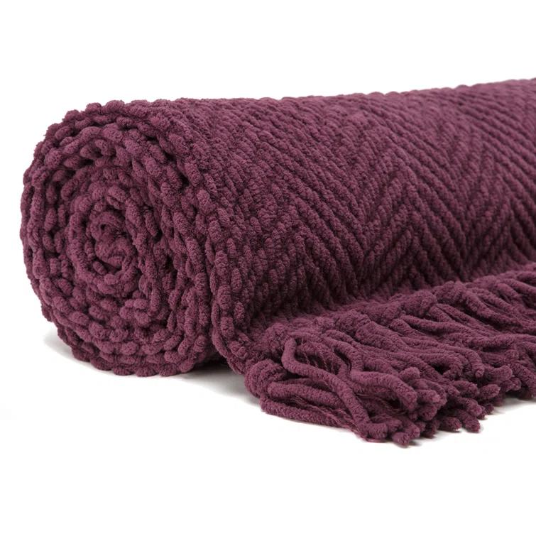Chanasya Textured Knitted Throw