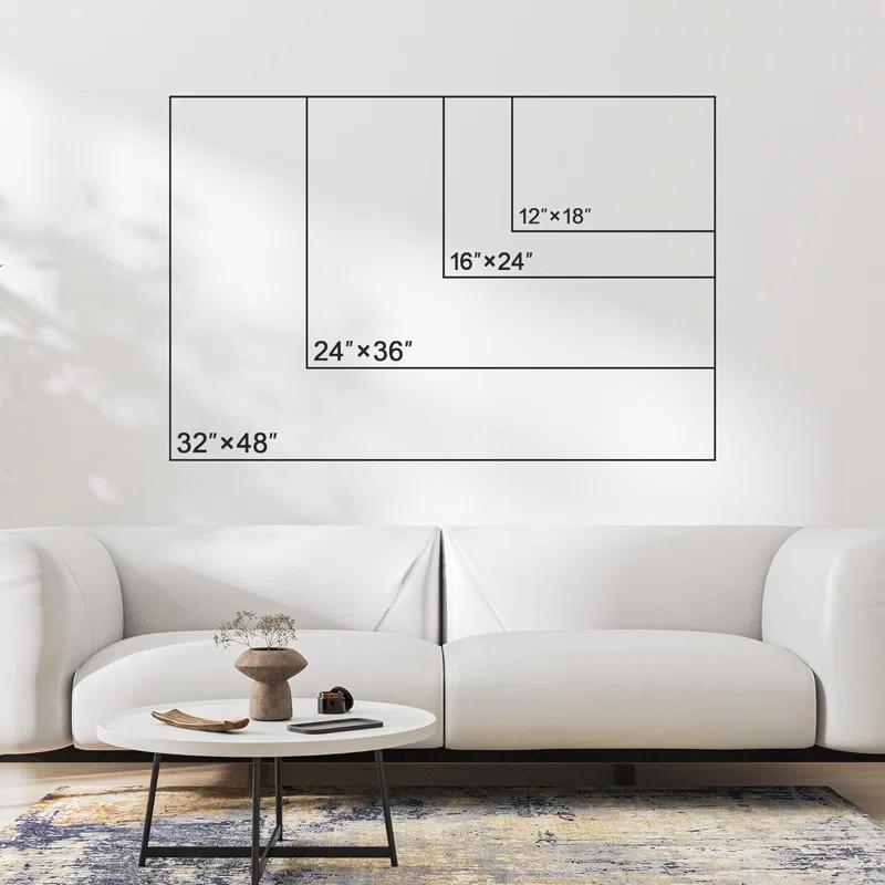 IDEA4WALL Woodland Forest Landscape " Green Pine Tree Forest "