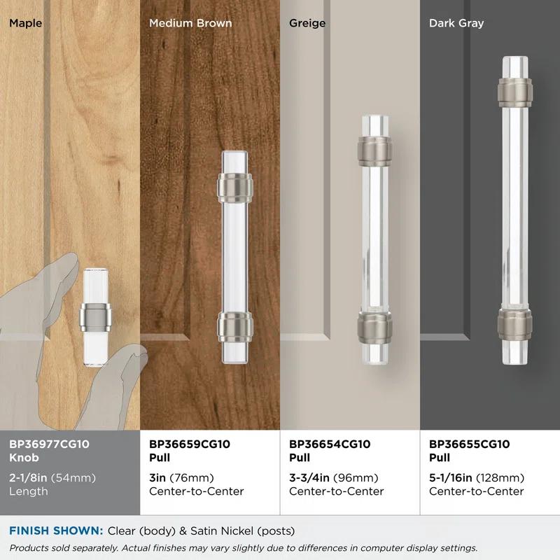 Amerock Glacio 2-1/8 inch (54mm) Length