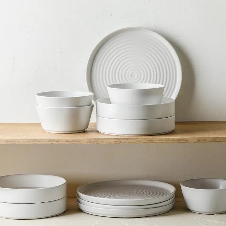 Stone Lain Elica 24-Piece Dinnerware Set Stoneware (Set of 24)