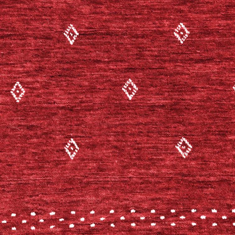 Cyrena Hand-Loomed Wool Rug - Red / 6' x 9'