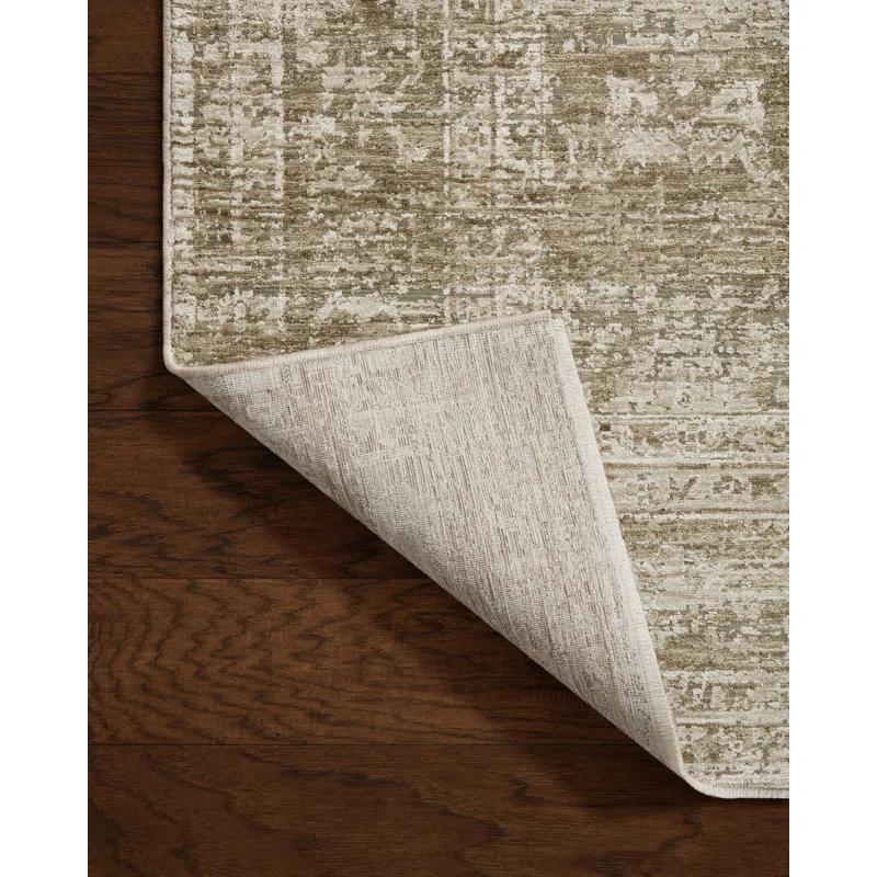 Honora Rug by Amber Lewis x Loloi - Khaki and Beige / 2'7" x 10' Runner
