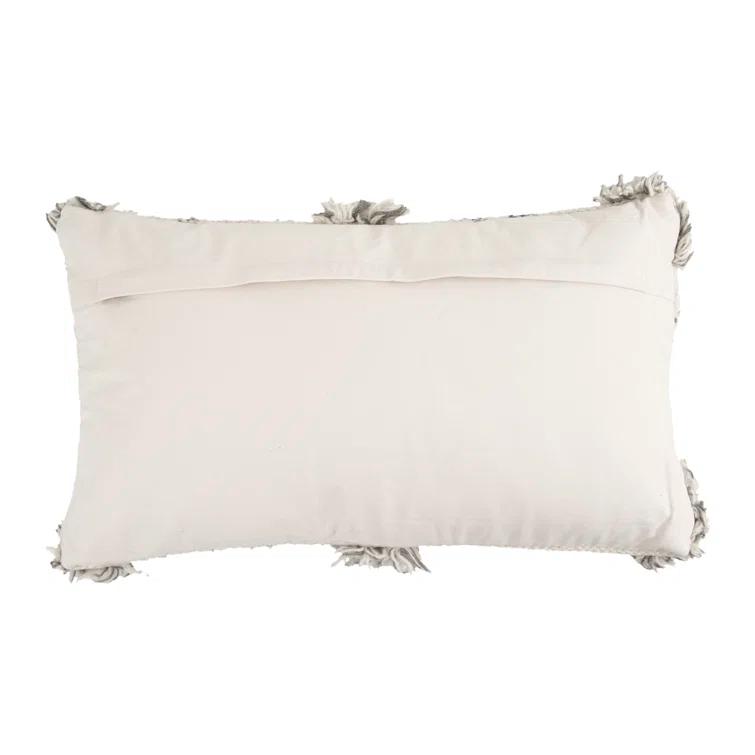 Creative Co-Op Fringed Throw Pillow