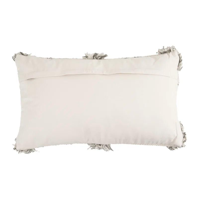 Creative Co-Op Fringed Throw Pillow