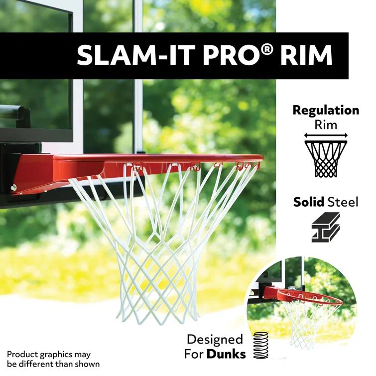 Lifetime Lifetime Height Adjustable Portable Basketball Hoop (54" Polycarbonate Backboard)