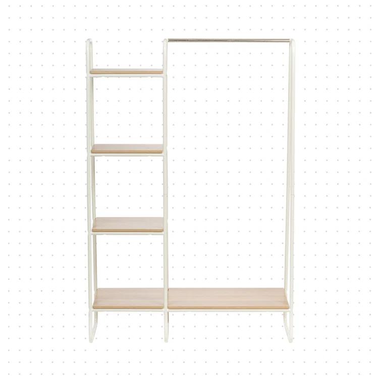 IRIS USA, Inc. Multi-Shelf Metal Garment Rack