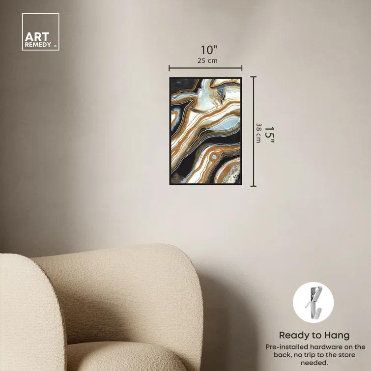 Art Remedy Black and Gold I