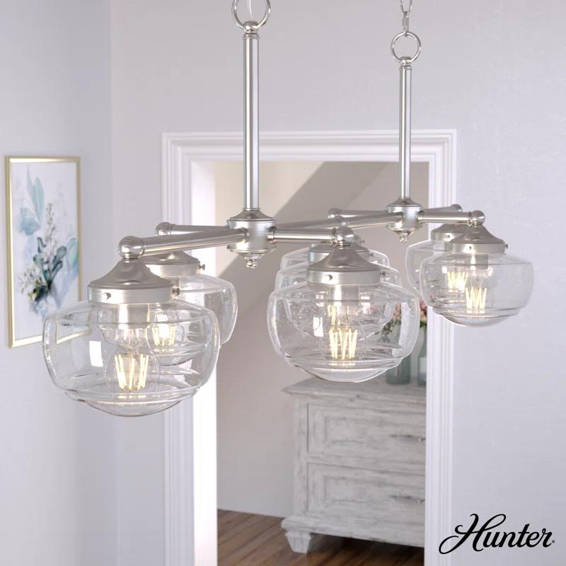 Saddle Creek 7 - Light Kitchen Island Linear Pendant