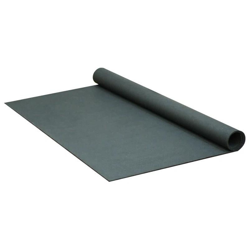 Rubber-Cal, Inc. "ReUz" Rubber Flooring Rolls - Black
