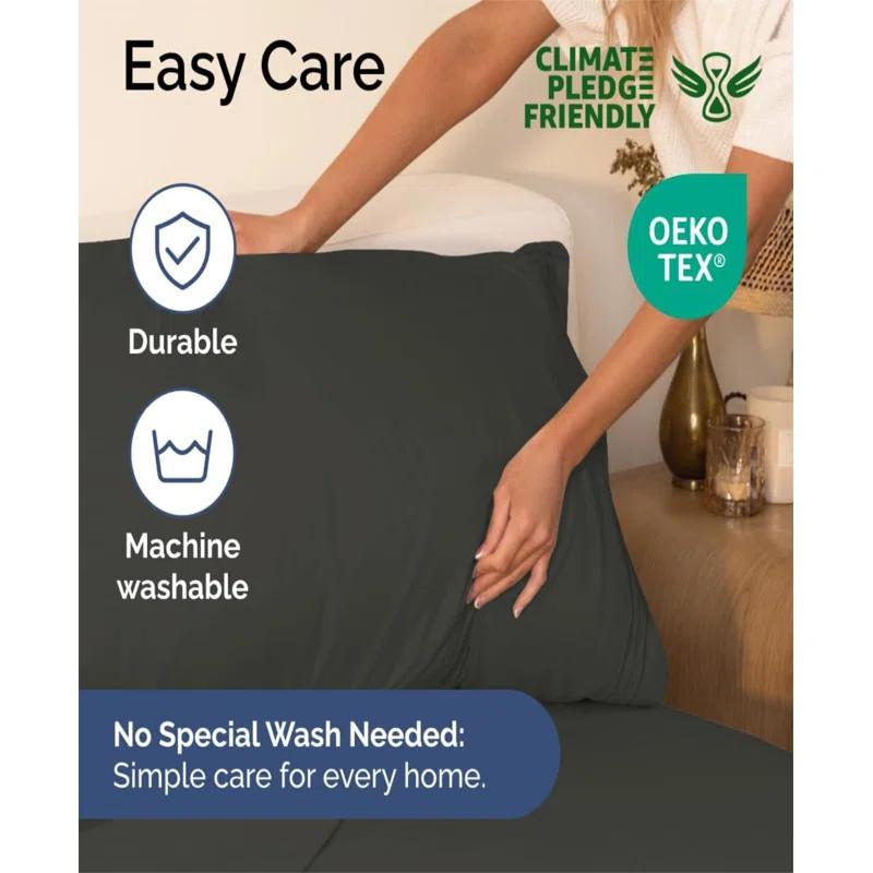 CGK Linens 4 Piece Sheet Set Premium Cooling, Soft & Wrinkle Free Sheet Set