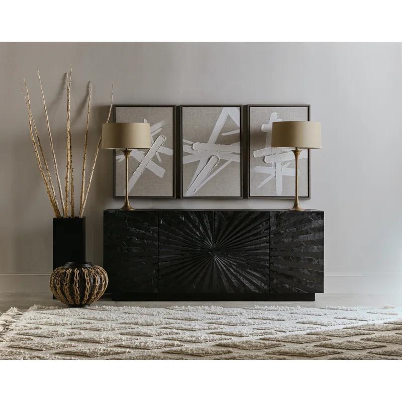 Hooker Furniture Commerce and Market Solid Wood TV Stand for TVs up to 75"