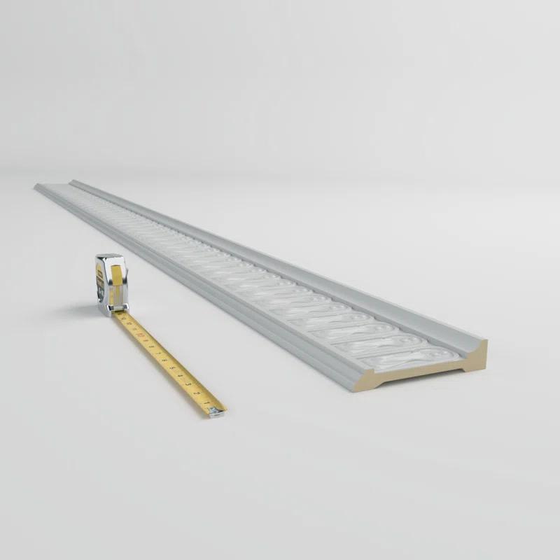 Ekena Millwork 6 1/4"H x 1 1/2"P x 94 1/2"L Odessa Chair Rail Moulding (Set of 2)