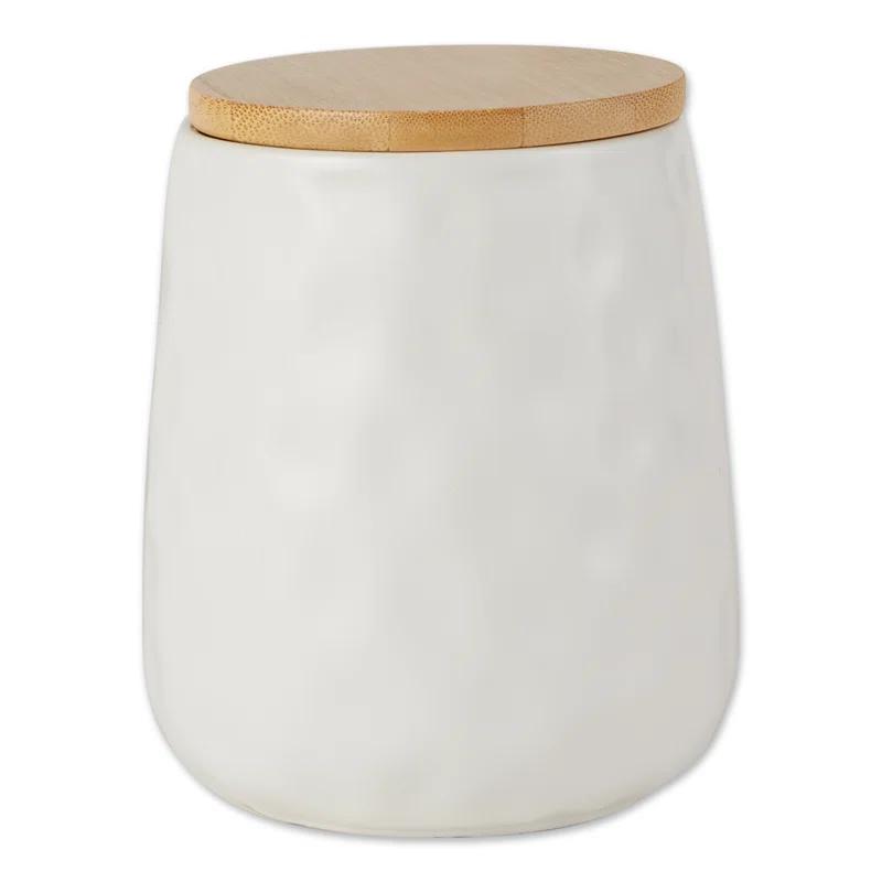 Gracie Oaks Ceramic / Porcelain Canister - Set of 2 (Set of 2)