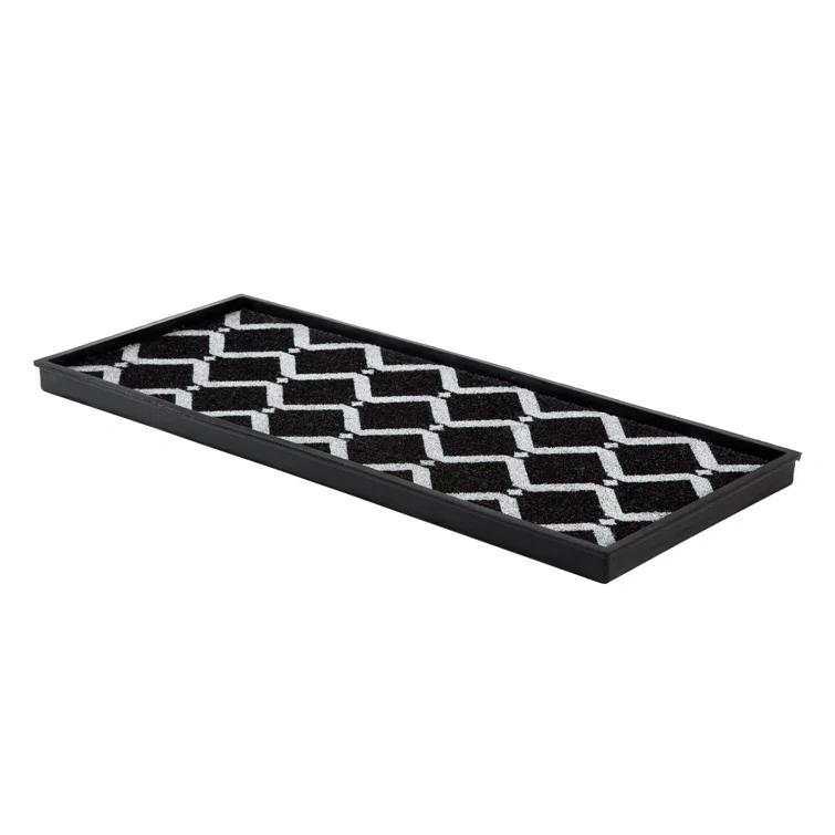 Anji Mountain Eco-Friendly Rubber Boot Tray for Muddy Shoes, Garden Tools, and Pet Supplies (Available in Multiple Sizes)