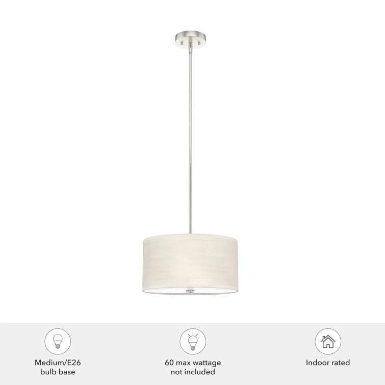 Hunter Fan Solhaven 2 - Light Shaded Drum Pendant