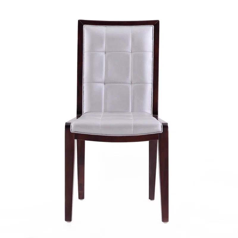 Red Barrel Studio® 18.1'' H Faux Leather Upholstered Beech Side Chair (Set of 2)