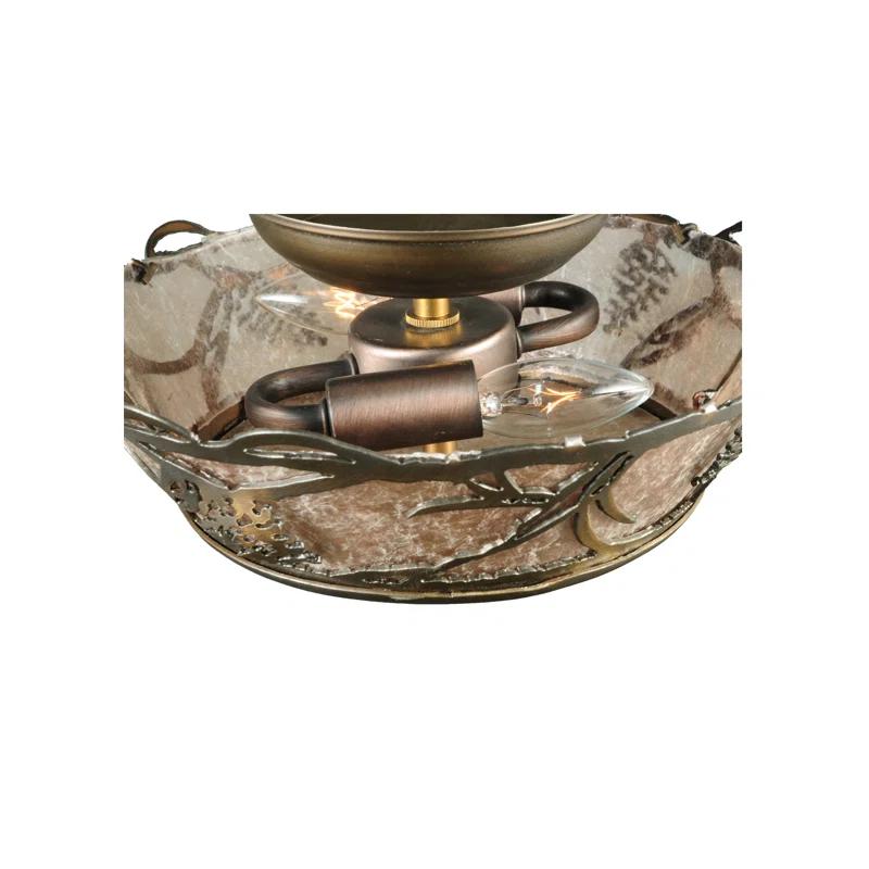 Mica Semi Flush Mount
