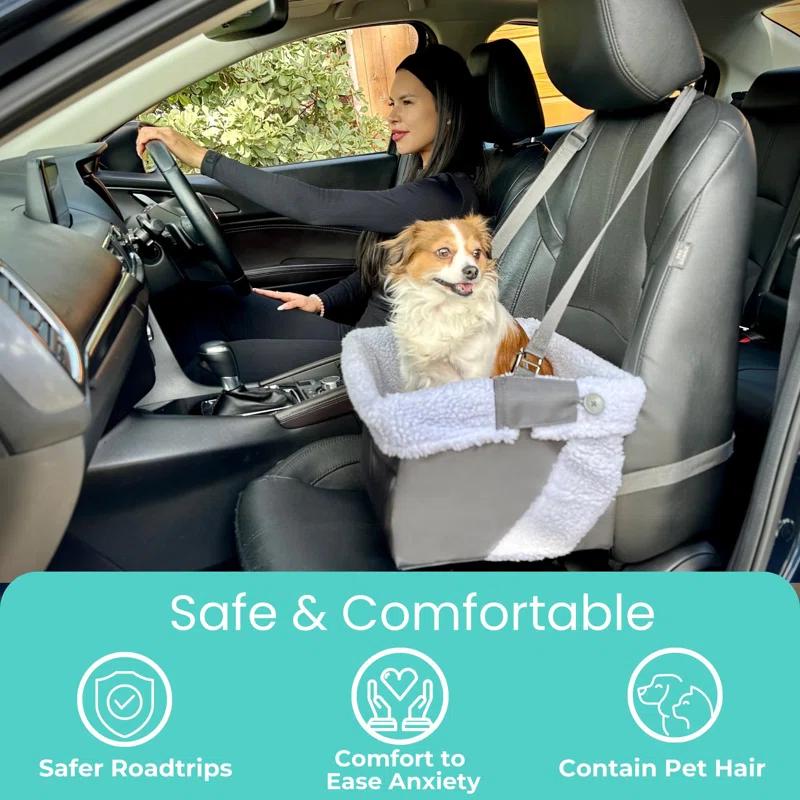 ATCHISON Washable, adjustable, and collapsible pet travel carrier bed
