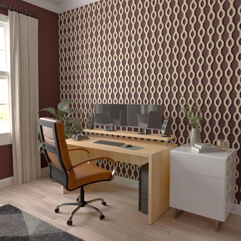 Ekena Millwork Wabash Adjustable Wood Decorative Slat Wall Panel Kit