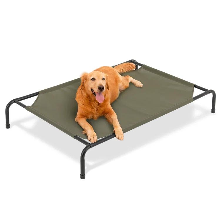 Tucker Murphy Pet™ Cooling Elevated Dog Bed, Portable Raised Pet Cot with Breathable Fabric and Alloy Steel Frame
