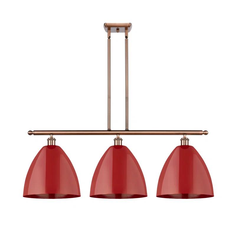 Plymouth Dome 3 - Light Kitchen Island Pendant
