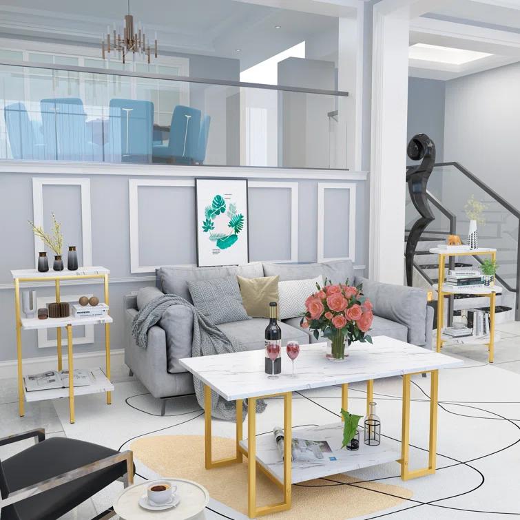 Latitude Run® 3 - Piece Living Room Table Set