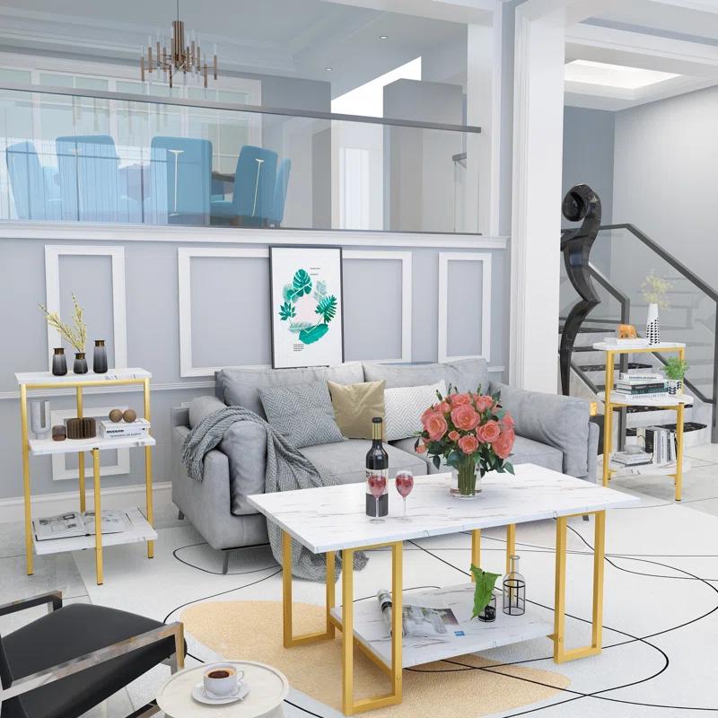 Latitude Run® 3 - Piece Living Room Table Set