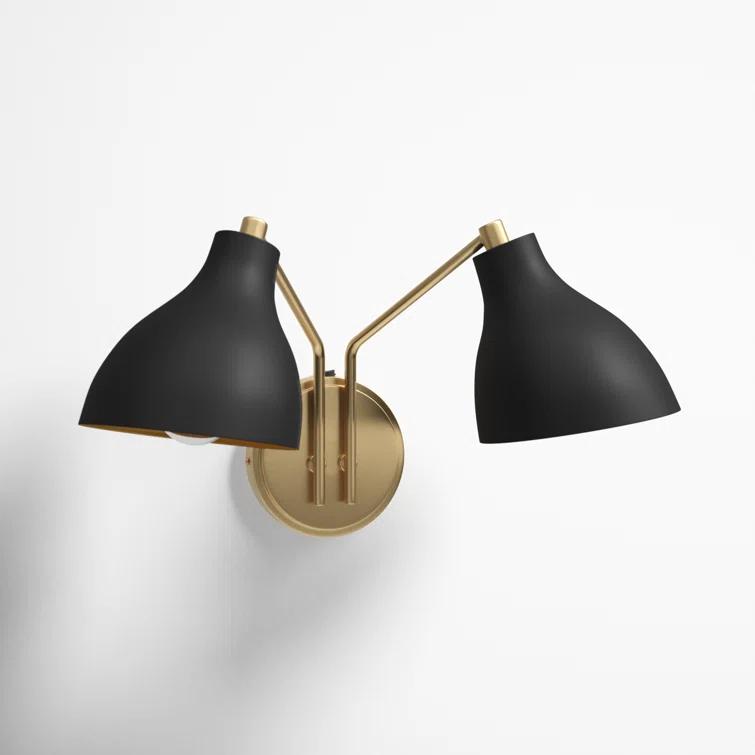 Elyse 2 Light Dimmable Armed Sconce